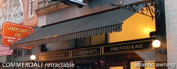 Commercial Retractable Awnings by Atlantic Awning Melrose MA