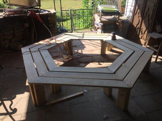 Outdoor Bench - Custom Woodwork in Middletown, NY