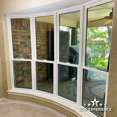 High quality, energy-efficient bay windows. These beautiful windows are built to last and offer a crisp, clear view all year long.