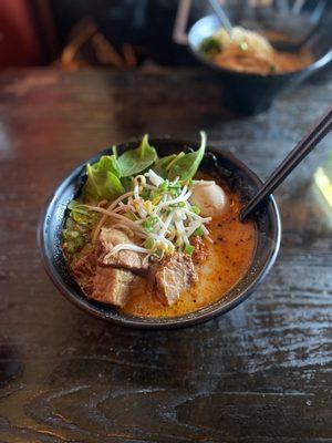 Tantanmen ramen , added beef brisket which is a must