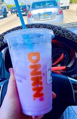 Pink Strawberry Dunkin' Coconut Refresher