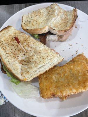 BLT and Hash Browns