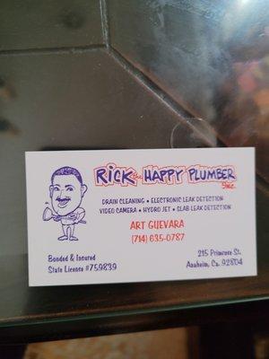 Rick Happy Plumber