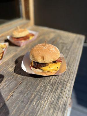 Messy Meat Eater Burger