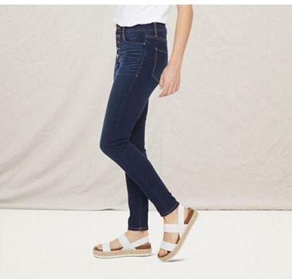 A.n.a High Rise Button Fly Skinny Jeans