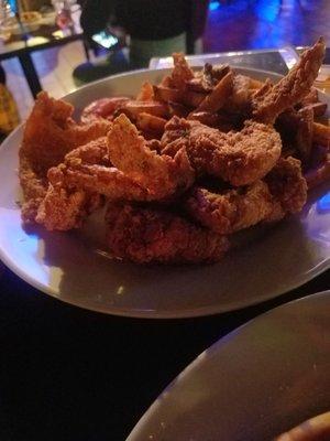 Chicken catfish fries