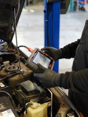 Special scan tool equipment is needed to today's engine repairs