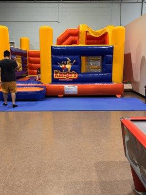 only 1 bounce house