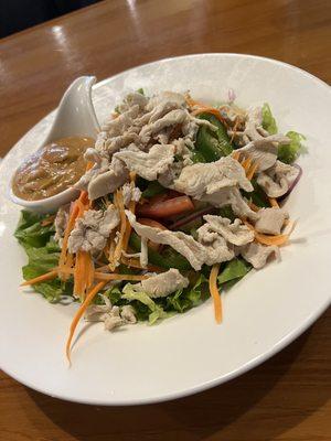 House salad with chicken