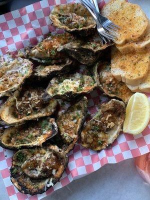 Chargrilled oysters dozen