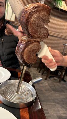 Rodizio -- they brought out 11-12 meat cuts! very well seasoned and perfect variety!