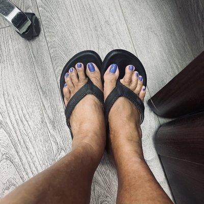 Gel pedicure