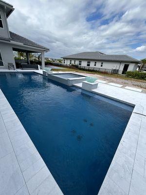 Beautiful New Pool built by Twin Lakes Pools.