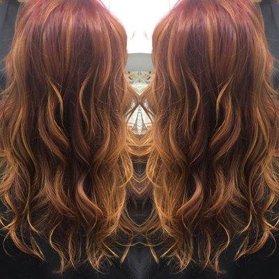 Balayage on fire! :)