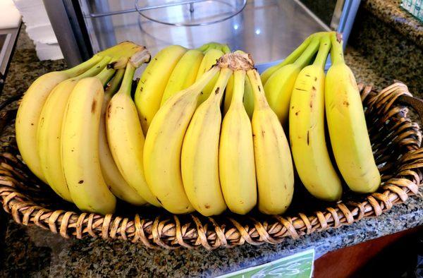 Bananas ready to eat