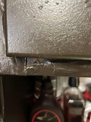 Cabinet "contact paper" not smooth or even