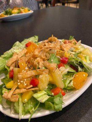 Caribbean Salad with tropical fruit