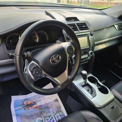 Surprised by the inside of the car being thoroughly cleaned. You'd never know it's pollen season!