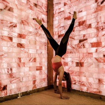 Himalayan Salt Wall Is beautiful from every angle...