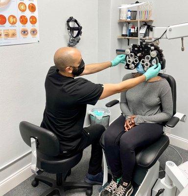 Kerolus Mikhail, OD of Audubon Eyes in Orlando, Florida offers annual comprehensive eye exams.