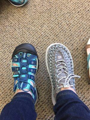 Keen Water Shoes - Left: $79.96 Right: $99 (I got the ones on the right)