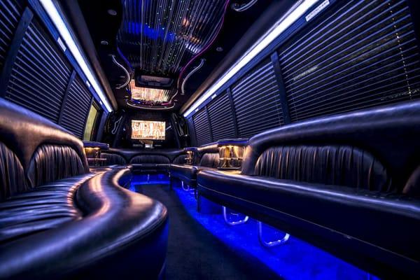 VIP Party Bus Interior