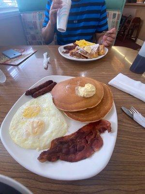 Pancake Breakfast. So yummy! The pancakes tastes so good.