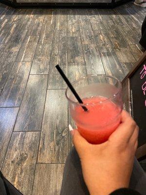 Finally got our drink