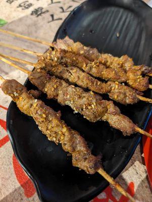 Lamb skewers