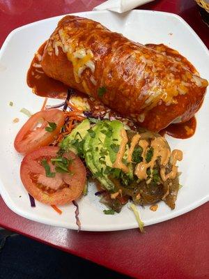 Garlic Wet shrimp burrito!