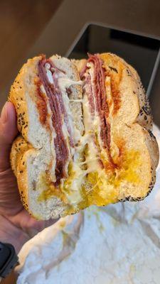 Taylor ham egg and cheese SPK, damn delicious