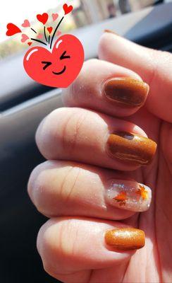 Loved my fall nails!