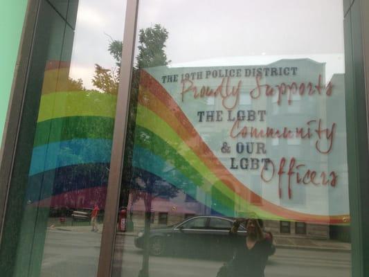 19th district Supporting LGBT community!