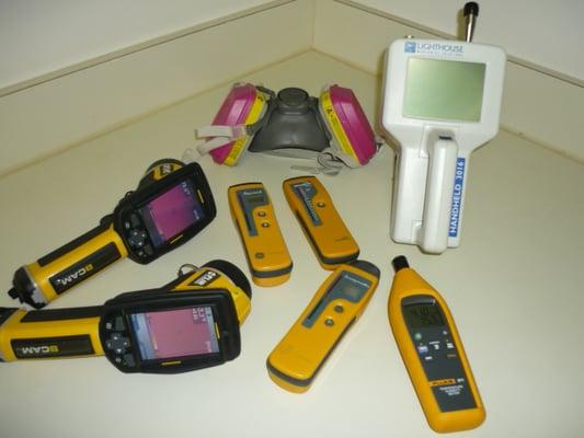 Basic tools your Estero or Naples mold inspector will use to identify the source and location of mold in your home or office.