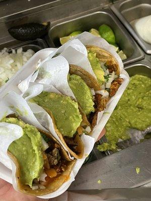 Charbroiled Carne asada tacos