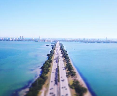 Miami Beach drone aerial photography.