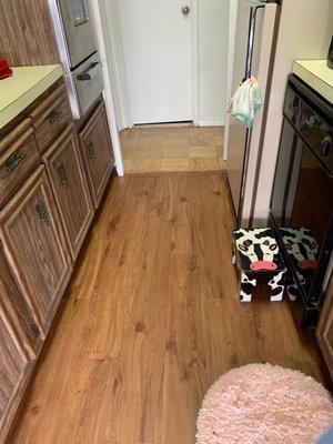 Kitchen floor