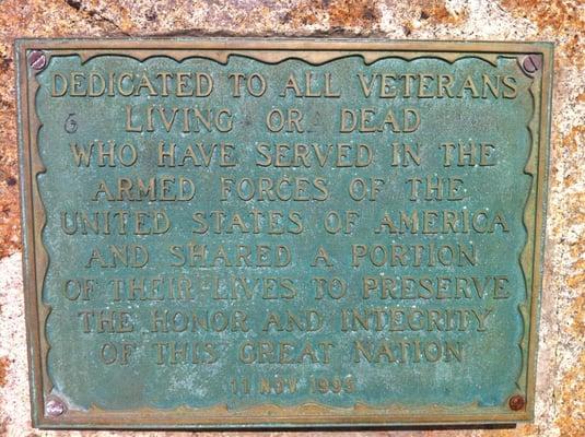 "To those who served"