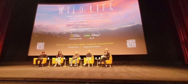 LAPremiere of National Geographic's Wild Life documentary!   Convo w/ Oscar-Winning directors and producers, Chai Vasarhelyi & Jimmy Chin.