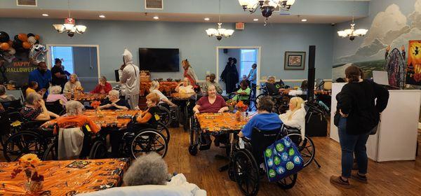 Halloween Party at Sagepoint Senior Living Services