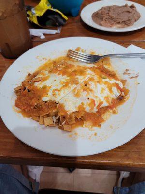 Chilaquiles plate!