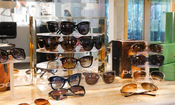 We carry a large selection of designer sunglasses.