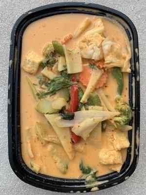 Red mixed vegetables curry