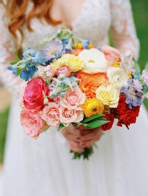 spring bridal bouquet