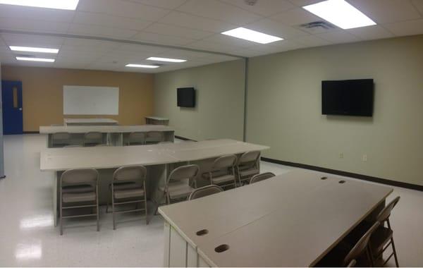 Meeting rooms for teams, tournament officials, etc.  Multimedia capabilities available