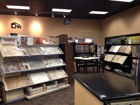 Vinyl Flooring Displays at CFM Vancouver, Wa