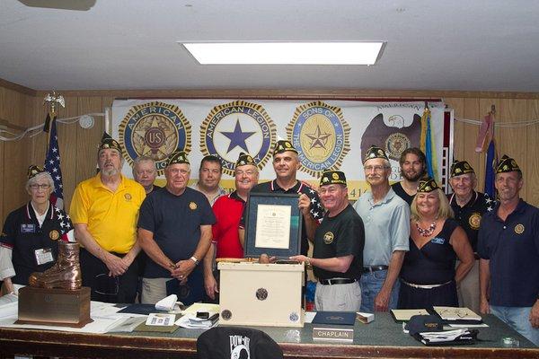 American Legion Post Excellence Award 2016