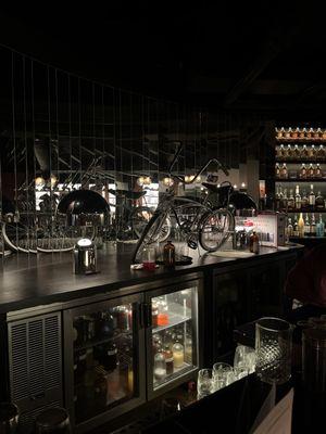 Bicycle on the bar