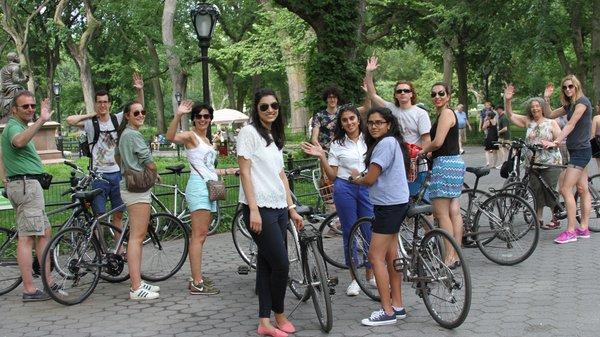 Biking is the perfect way to explore Central Park.