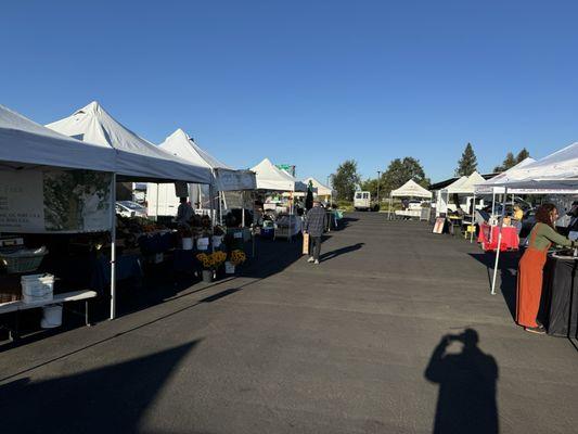 4+ rows of a great farmer's market